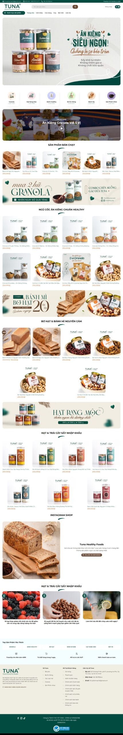 Theme WordPress thuc pham sach scaled