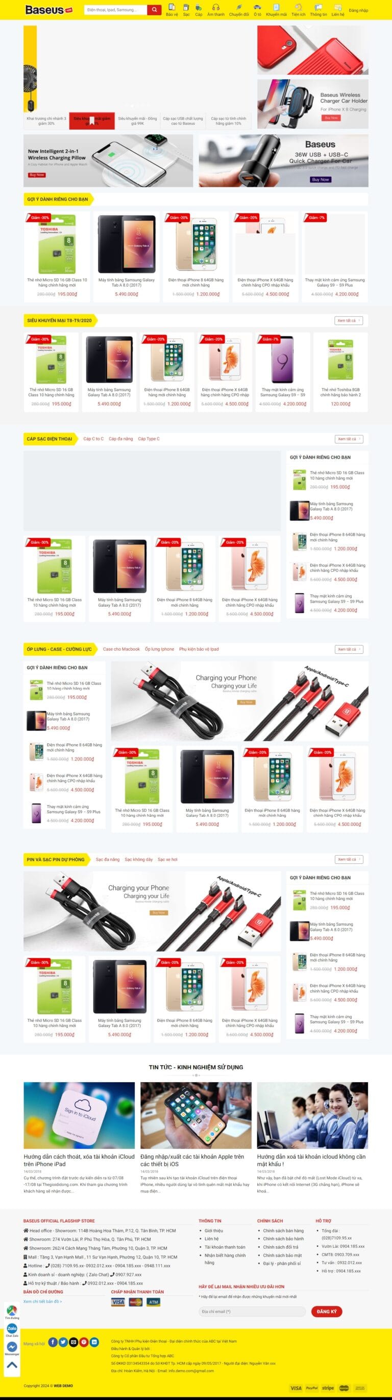 theme wordpress phu kien dien thoai